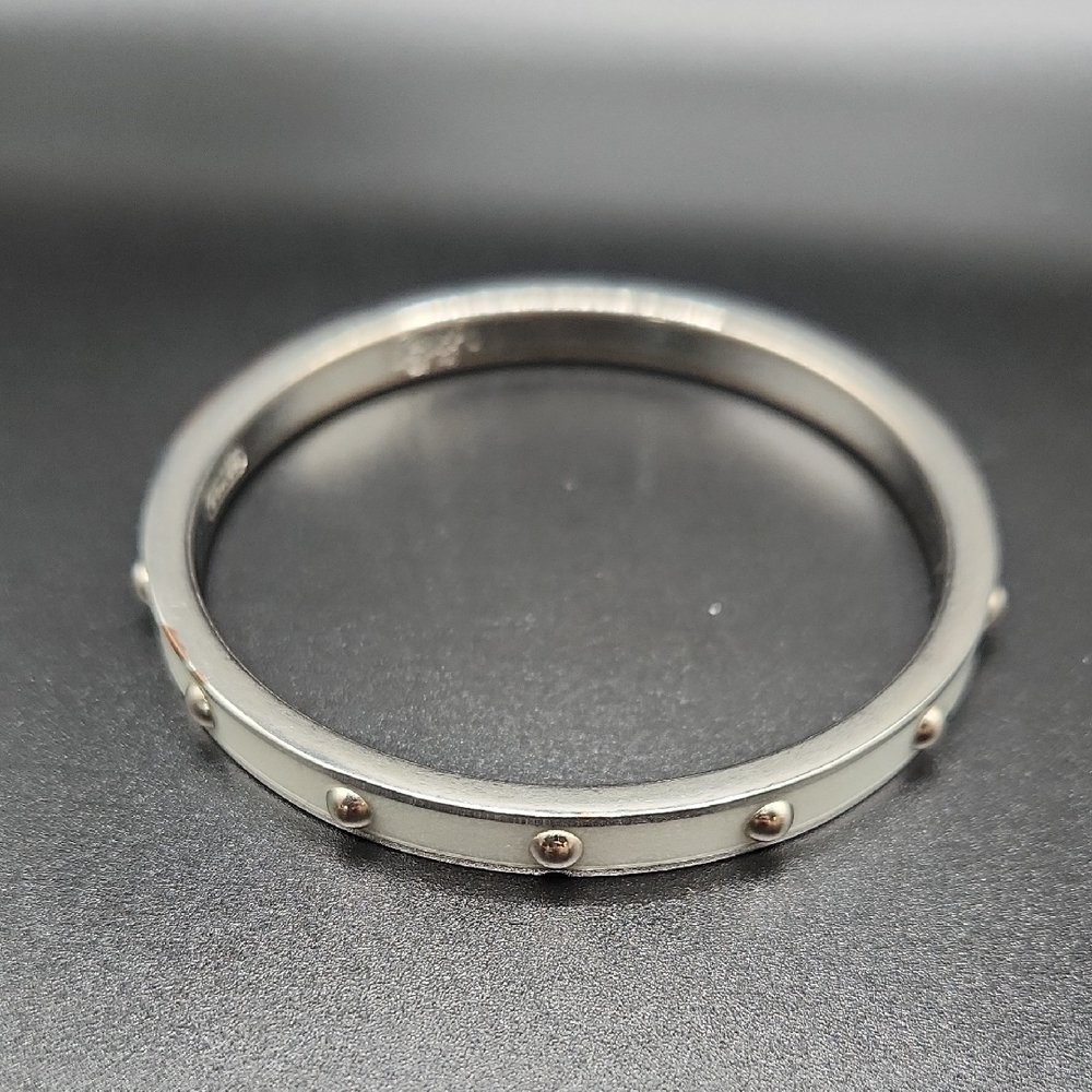 Coach Silver Studded Bracelet